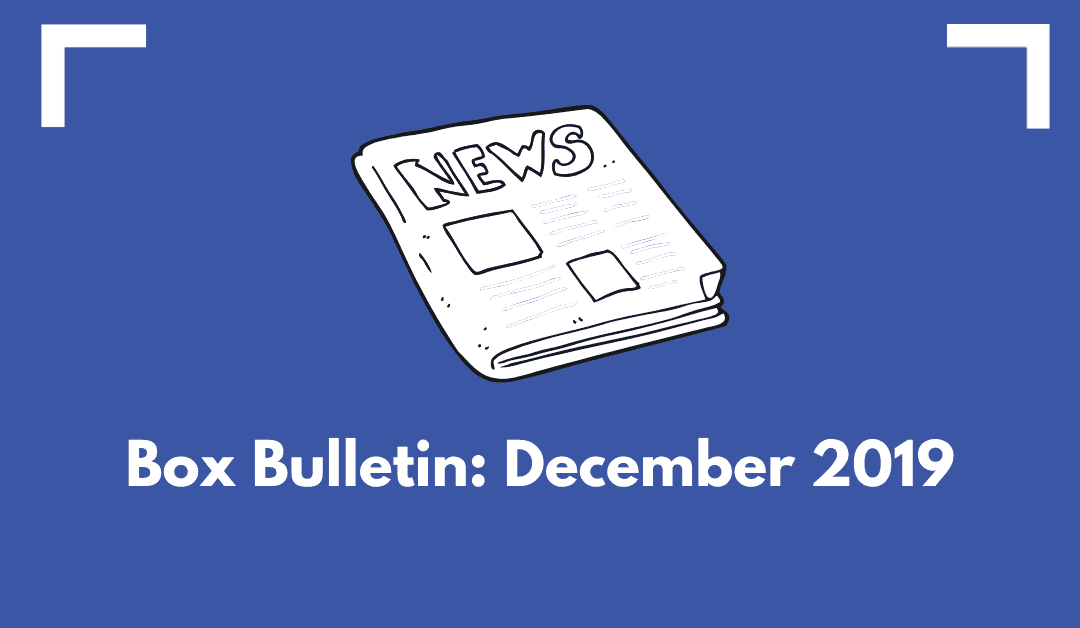 New Ruling for the Small Business Grant! | Box Bulletin December 2019