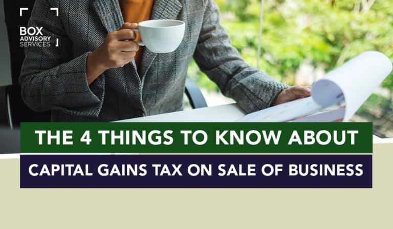 capital gains tax on sales of business